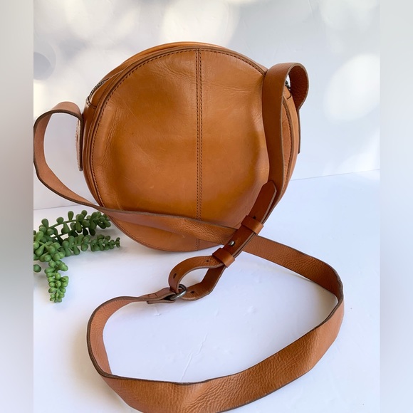 Abercrombie & Fitch Handbags - Abercrombie & Fitch Leather Round Bag
